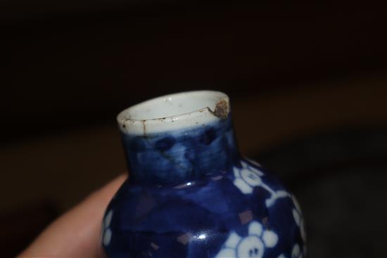 A quantity of 19th century and later Chinese blue and white vases